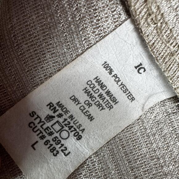 IC by Connie K Jacket Womens Large Textured Asymmetrical Made USA Long Sleeve - Picture 5 of 8